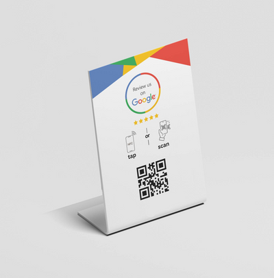 Smart Google Reviews Stand